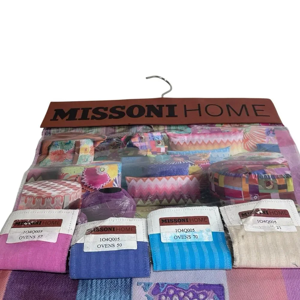 Missoni Home Hanging Bright Geometric Floral Fabric Sample